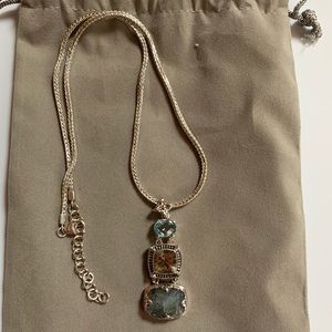 Lori Bonn Mojo Triple Drop Silver Pendant